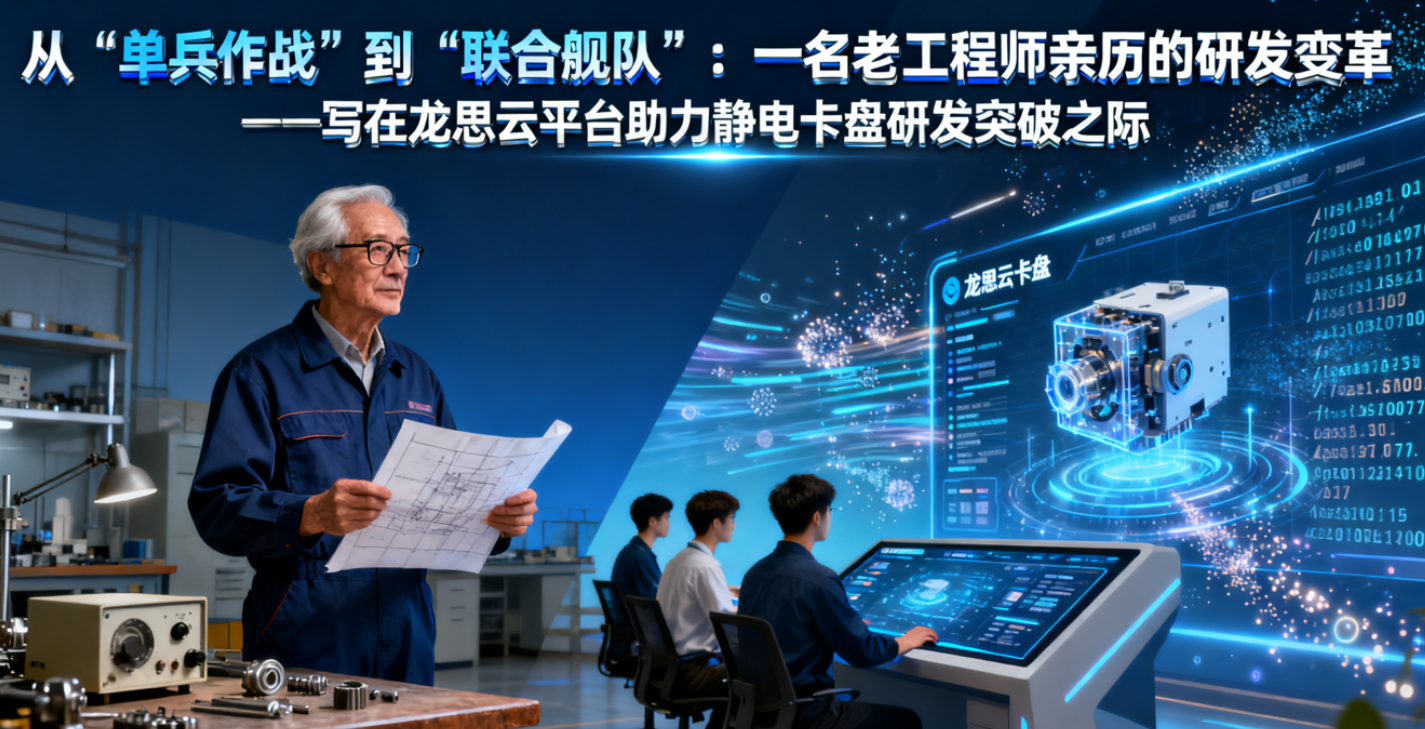 从“单兵作战”到“联合舰队”:一名老工程师亲历的研发变革——写在龙思云平台助力静电卡盘研发突破之际